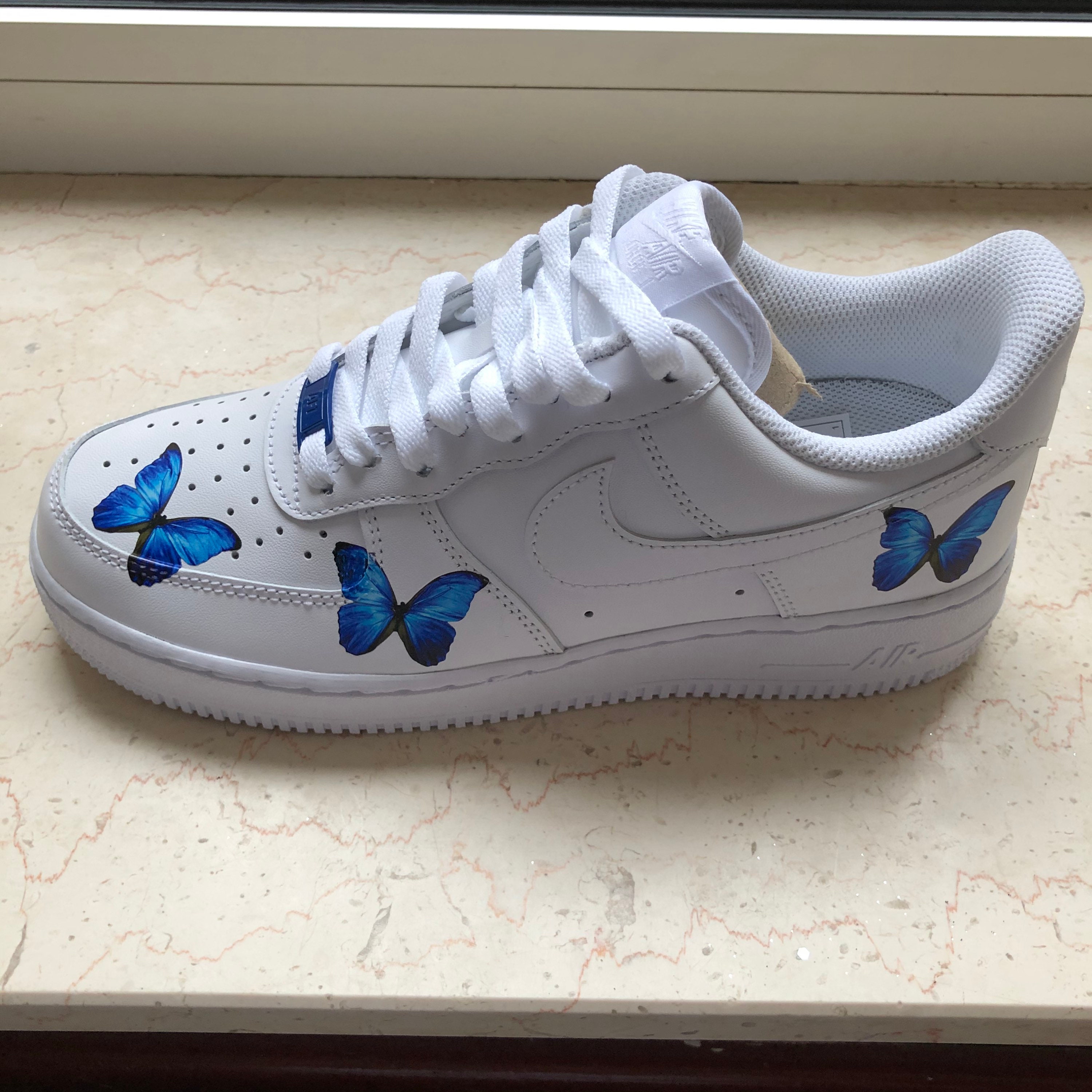 nike air force pink and blue