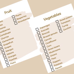 Printable Baby First Foods Checklist, Baby Led Weaning Tracker, Digital ...