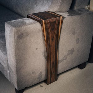 Rustic shelf for sofa armrest farmhouse sofa couch arm table solid wood couch storage handmade sofa table living room furniture
