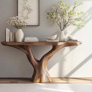 handmade rustic natural wood console table Live edge table Entry Way Table Console Furniture Narrow Entryway Table Farmhouse console table