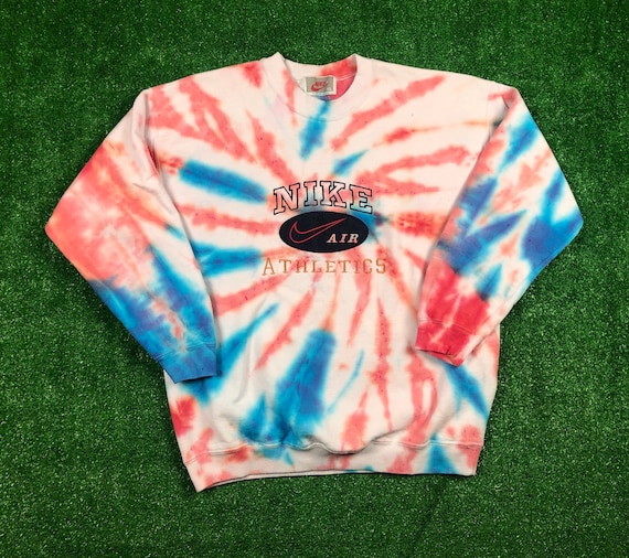 Vintage “*Rare* Tye Dye Nike Athletics” Crewneck S