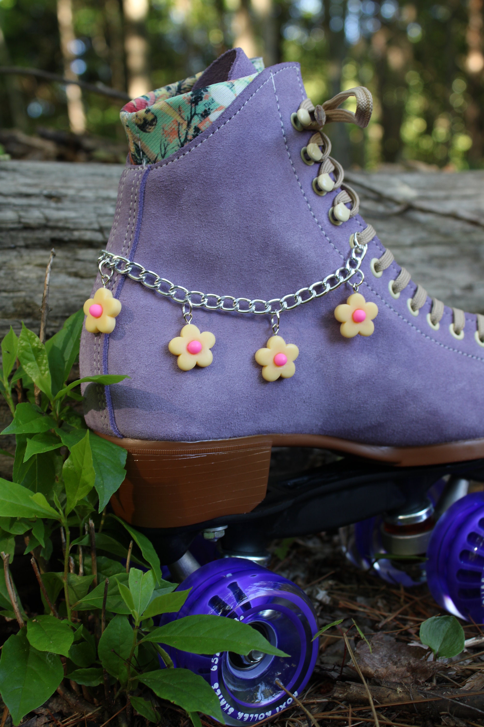 Roller Skate Accessories Yellow Flower Skate Anklet SOLD Etsy