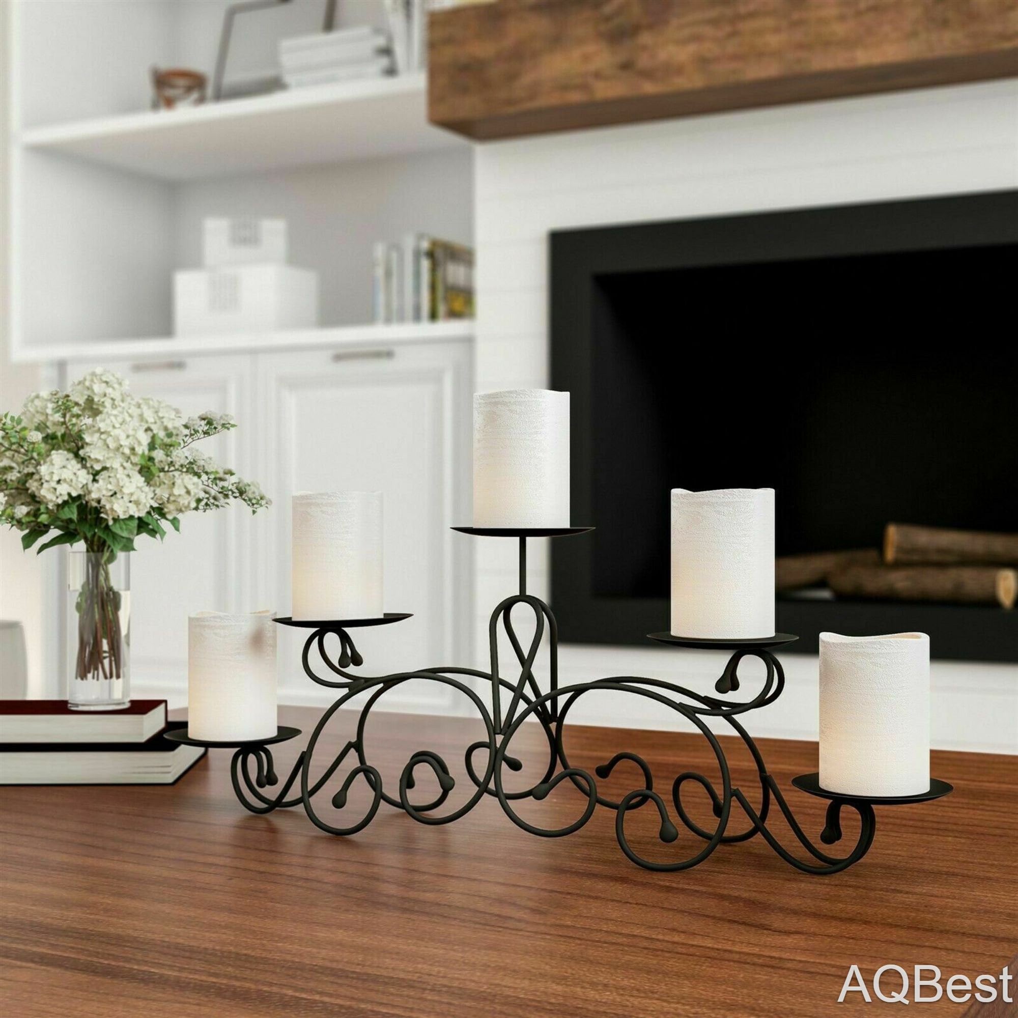 5 Metal Candles Holder Fits Candelabra Display Base Etsy