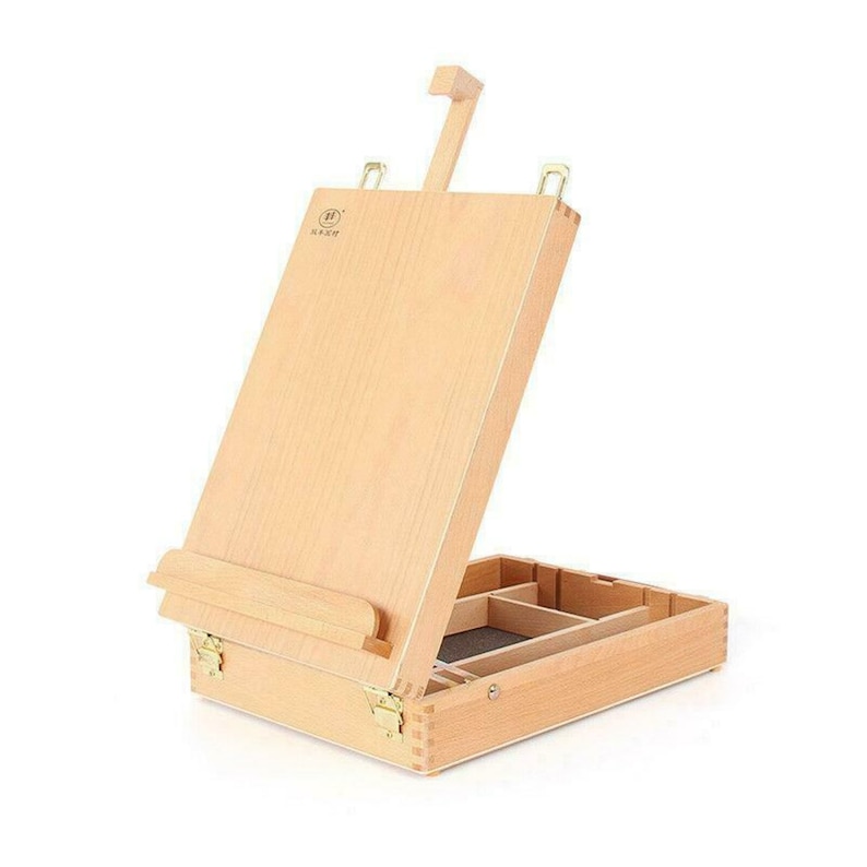Portable Art Drawing Painting Supply Desktop Table Easel image 2