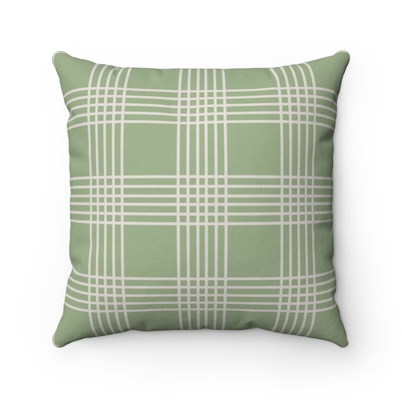 Grid Throw Pillow Case Checkers Plaid Throw Pillow Cover Etsy