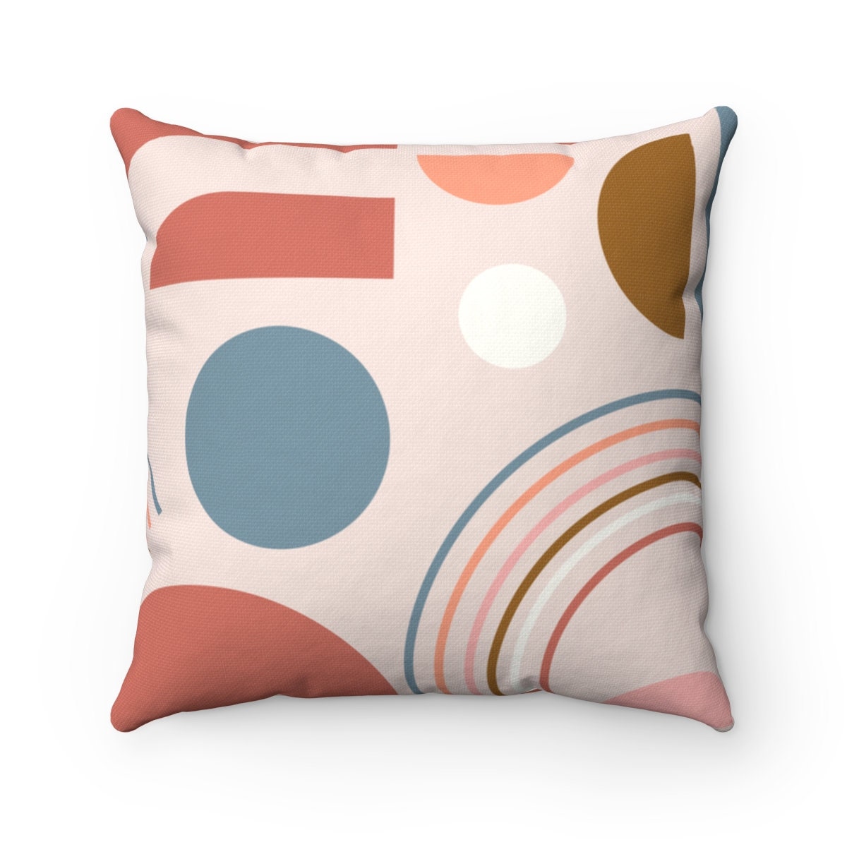 Mid Century Modern Geometric Throw Pillow Cover Modern Boho Etsy