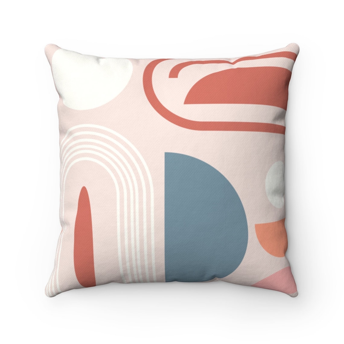 Mid Century Modern Geometric Throw Pillow Cover Modern Boho Etsy