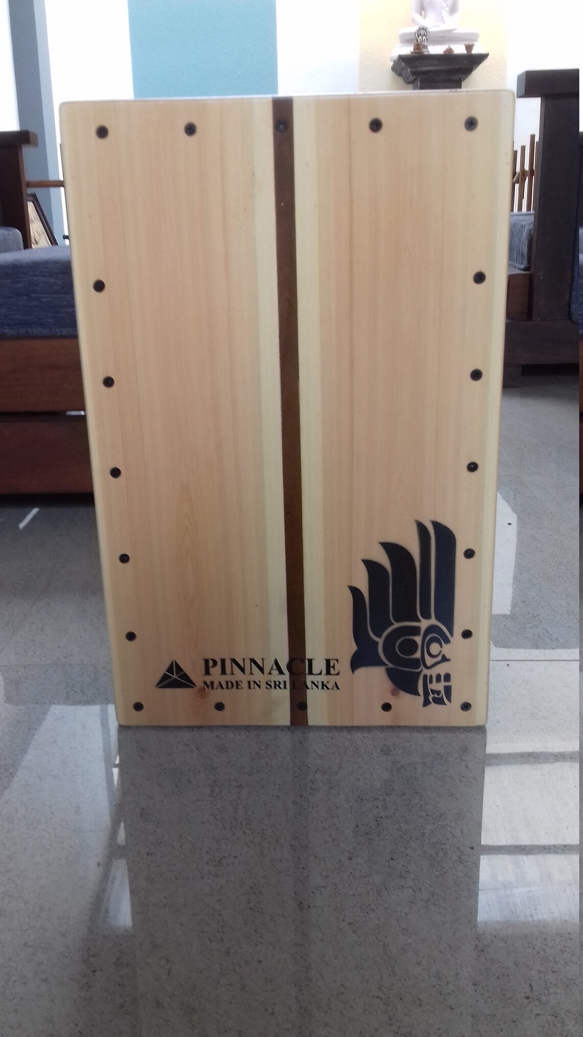 Music Cajon Drum Box 100 Made in Sri Lanka Pine Wooden Cajon Music