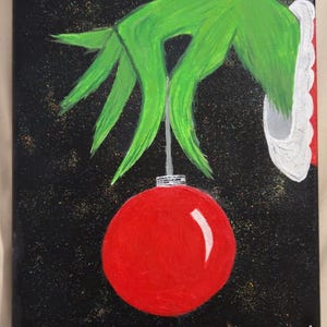 Acrylic Christmas painting