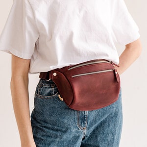 Sac banane en cuir, sac banane, sac banane, sac banane, sac banane pour vêtements, sac banane en cuir, sac banane, packs femmes, cadeau pour homme, fait main