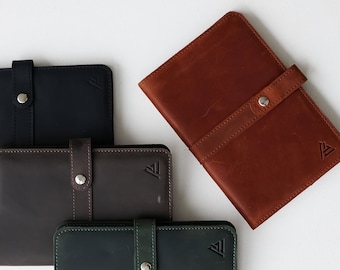 Refillable Leather Journal A5, Moleskine notepad, Personalized Notebook Cover, Birthday Anniversary Gift for Him, Husband Mens Diary
