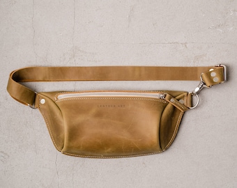 Fanny Pack, Sling Bag,Bum Bag,Leder Sling Bag,Bumbag,Leder-Bauchtasche,Beuteltasche Bauchtasche Leder Gürtel,Gürteltasche,Bag Leder Gürteltasche