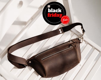 Black Friday sale, Leather fanny pack, fanny pack, belt bag, hip bag, bum bag, festival bag, Leather Hip Bag, fanny packs women