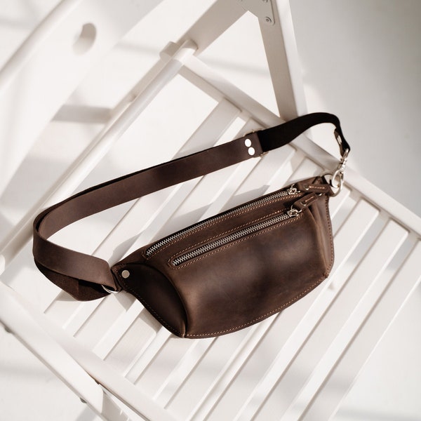 Leather fanny pack, fanny pack, belt bag, hip bag, bum bag, festival bag, clothing fanny pack, Leather Hip Bag, waist bag, fanny packs women