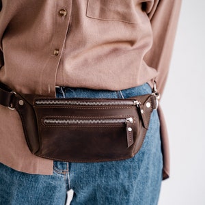 Leder Bauchtasche Frauen, Vielseitige Gürteltasche Personalisierte, Jeden Tag Komfortable Crossbody Bag, Ledertaschen für Männer und Frauen Lebendige Farben