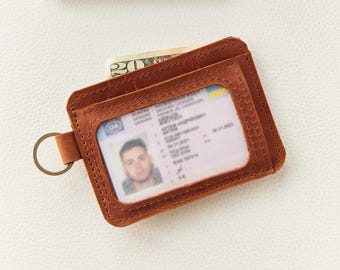Keychain Wallet, Leather Keychain Card Holder, Personalised Keyring Wallet, Wallet Keychain, Leather Coin Purse, Card Holder Keychain