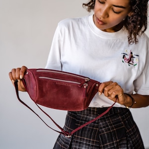Sac banane en cuir, sac banane, sac ceinture, sac banane, sac banane, sac de festival, sac banane de vêtements, sac banane en cuir, sac banane, sacs banane pour femmes