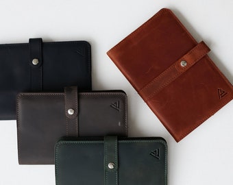 Leather Notebook Cover Personalization, Vintage leather journal cover A5, Simple notebook cover a5, Moleskine cover, Hobonichi Techo