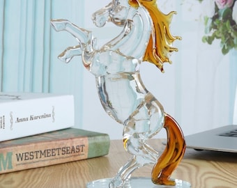 Crystal Horse Table Decoration Statue