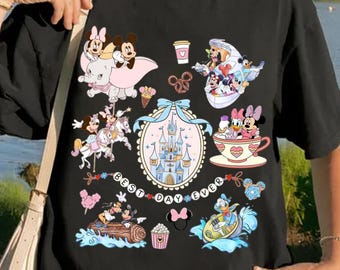 Lustiges Disney Coquette Bow Kleinkind Sweatshirt Deisign, Micky und Freunde Kinder Geschenk, Disney Schloss Baby Body®, Disney Familien Urlaub Png