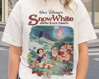 Retro 90s Disney Snow White Png, Disney Character Png, Retro Snow White and The Seven Dwarfs File, Disneyworld Digital Download