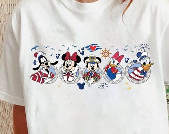 Disney Cruise Squad PNG, Micky Maus und Freunde Kreuzfahrt Digitaler Download, Disney Cruise Trip