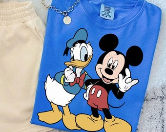 Disney Vintage Mickey And Donald PNG, Mickey Mouse PNG