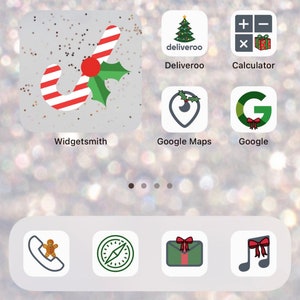 Christmas Holidays iPhone Ios14 App Icon Home Screen Pack: - Etsy