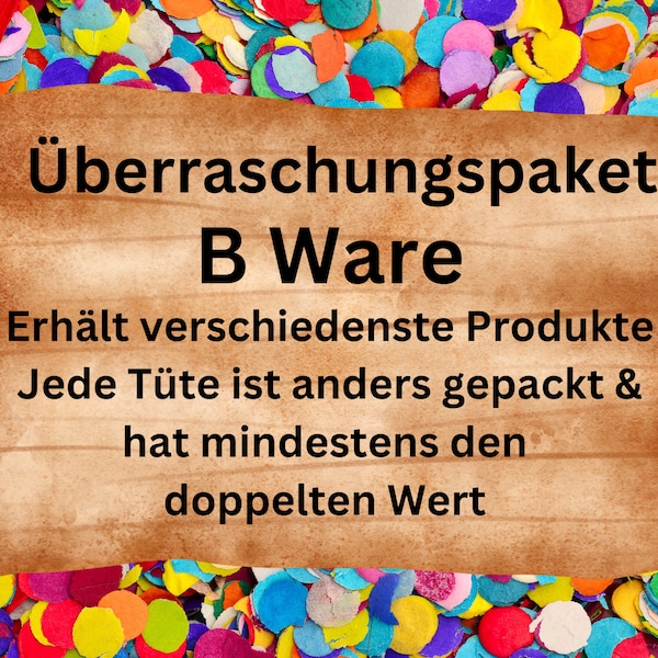 Überraschungspaket B-Ware / Sparchallenge für A6 Binder