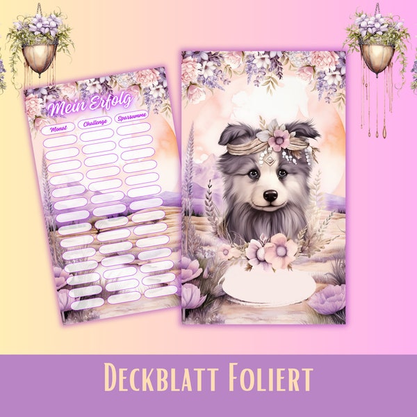 Deckblatt Boho für A6 Budget Binder | A6 Planer