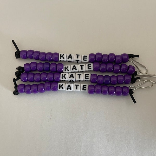 Kate Bishop Pony Bead Keychain