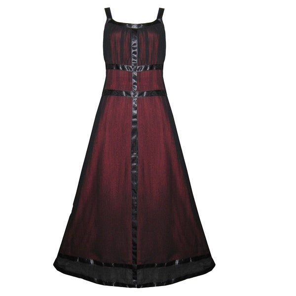 Victorian Steampunk Gothic Renaissance Medieval Edwardian Regency Empire Gothic Vintage Style Dress