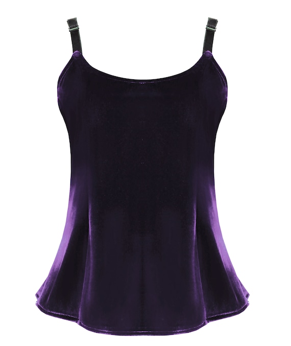 【新品】VELOUR SHOULDER RIBBON CAMISOLE TOPS NEW VELOUR SHOULDER RIBBON CAMISOLE TOPS （4.29 tue発売