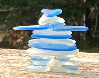 Glass Inukshuk Inukshuk Glass - Etsy