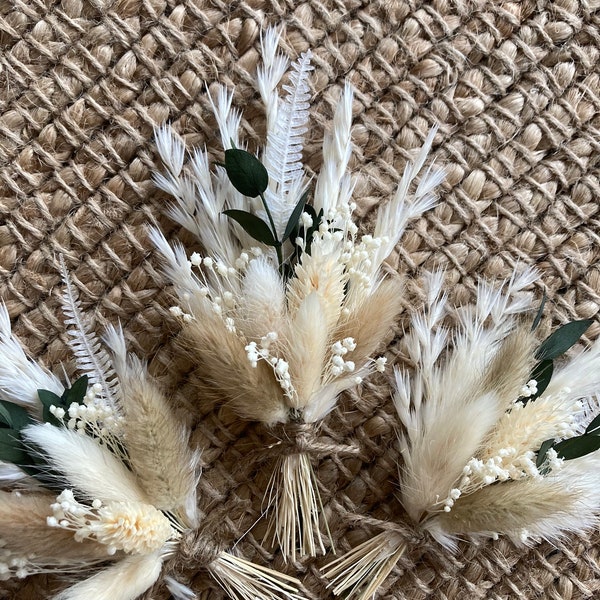 Dried flower Button holes, Boutonnière, Wedding flowers, Groomsmen flowers