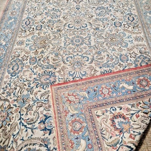 Antique Persian Rug GHOM 355 X 232 cm Wool and Silk