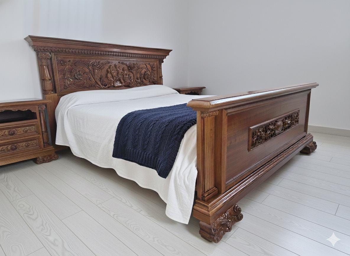 ベッド＆ヘッドボード - ビンテージ - Etsy 日本