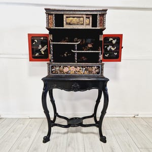 Antique Japanese Lacquered Cabinet