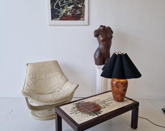 ヴィンテージ Nelo「Flight High」スウェーデン製チェア（岡村隆デザイン、回転式、1970年代）ホーム