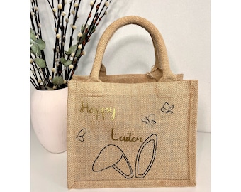 Jutetsche| personalisierte Jutetasche| Jutetasche personalisiert| Ostern| Ostergeschenk| Easter| Geschenk| Present| individuelles Geschenk