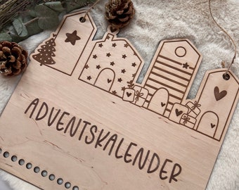 Personalisierter Adventskalender| Adventskalender zum Befüllen| Weihnachten| Kinderandventskalender| Selbstgemachter Adventskalender| Kinder