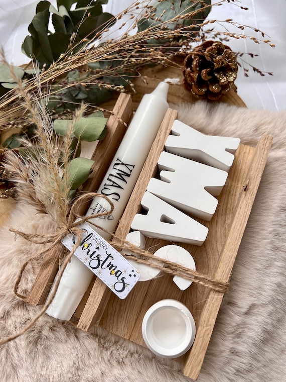 Weihnachtsgeschenkset| Geschenk zu Weihnachten| Geschenkset| Weihnachten| XMAS| Weihnachtsdeko| Weihnachtsgeschenk| Kerze| Kerzenhalter|