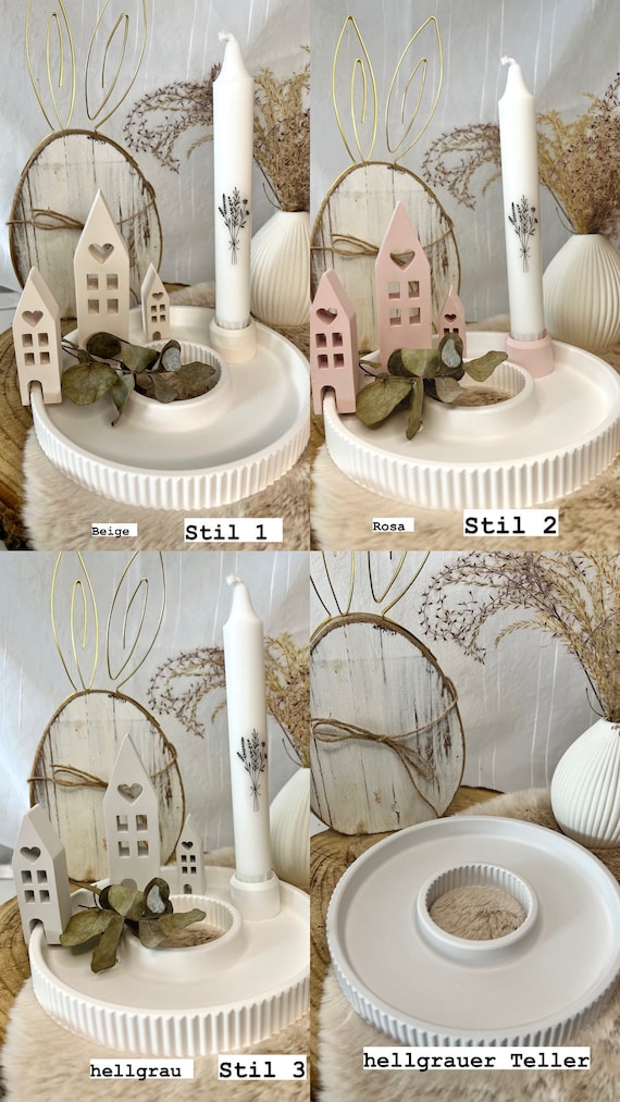 Raysin Deko Teller| Raysin Dekotablett| Dekoschale| Kerzenteller| Raysin| Deko| Dekoration| Homedeko| Geschenkeset| Geschenk