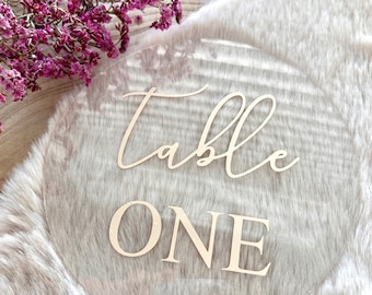 Numeri da tavolo in vetro acrilico Vetro acrilico| Scudo acilico| Matrimonio| Decorazione della tavola| compleanno| Numeri della tabella| Nozze
