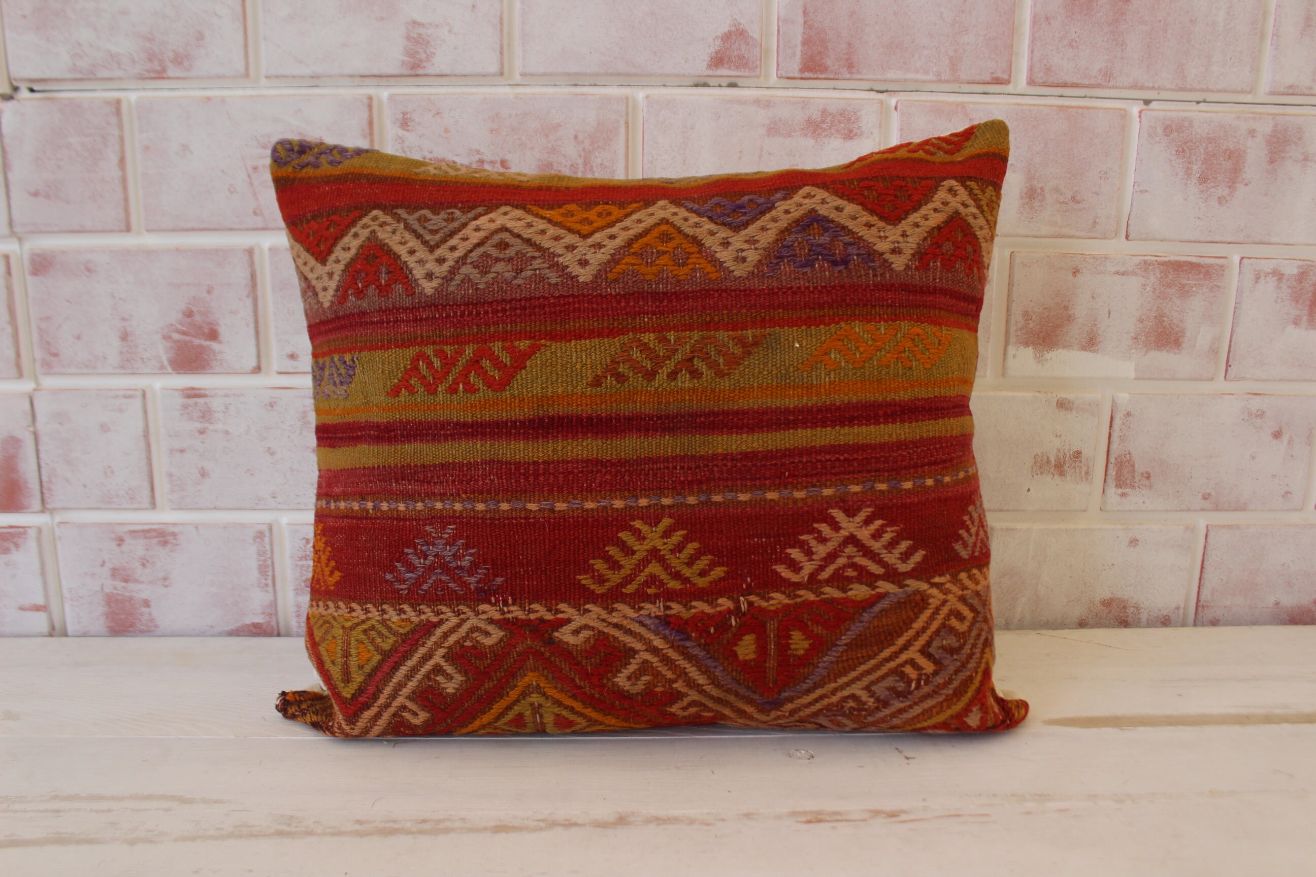 Antique Kilim Pillow Ethnic Sofa Pillow Vintage Pillow 16x16 inc Pillow B644 Anatolian Pillow Turkish Pillow Cover Traditional Pillow Antique Kilim Pillow Ethnic Sofa Pillow Vintage Pillow 16x16 inc Pillow B644 Anatolian Pillow Turkish Pillow Cover Traditional Pillow