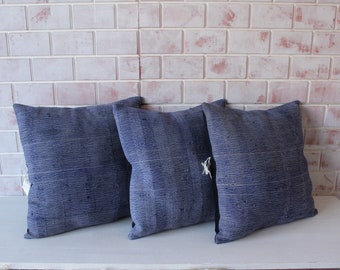 Kilim Pillow Cover, Lavender Color Pillow, Ethnic Pillow,  Handwoven Pillow, Ethnic Purple Pillow / P-3614 / 20x20