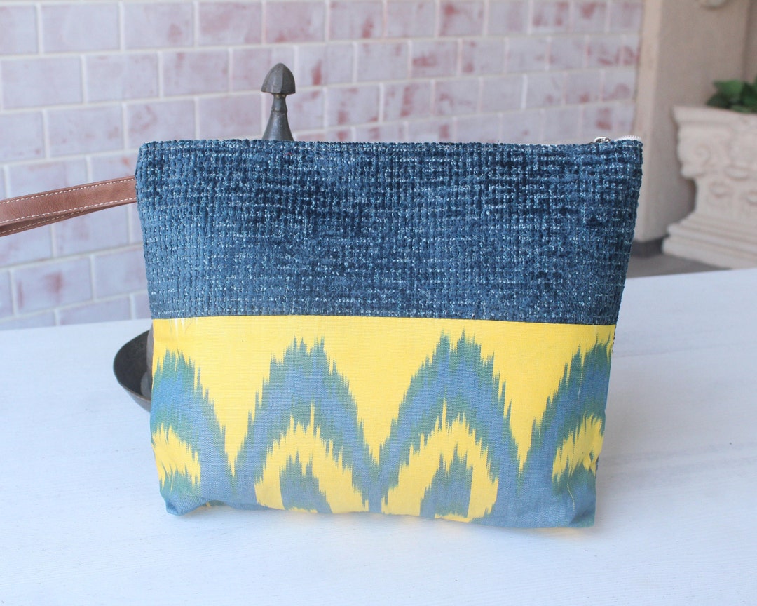 IKAT Velvet Clutch, Ethnic Ikat Clutch, Ethnic Evening Bag, Silk ...