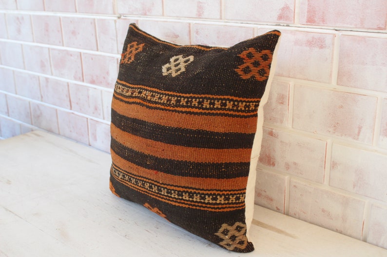 Ethnic Pillow Case Decorative Pillow P- 899 18x18 Kilim Pillow Cover Vintage Kilim Pillow Bohemian Pillow Cover