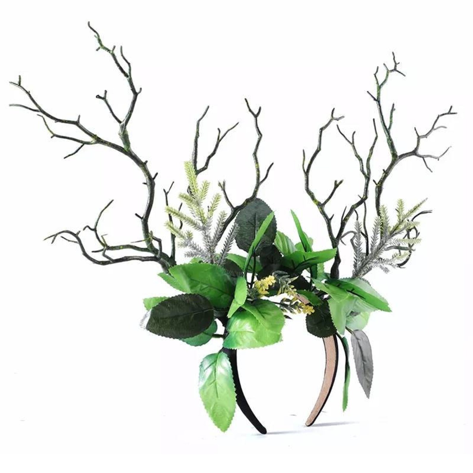 Antler Headband / Horn Antler Nymph Flower Crown Dressup Etsy