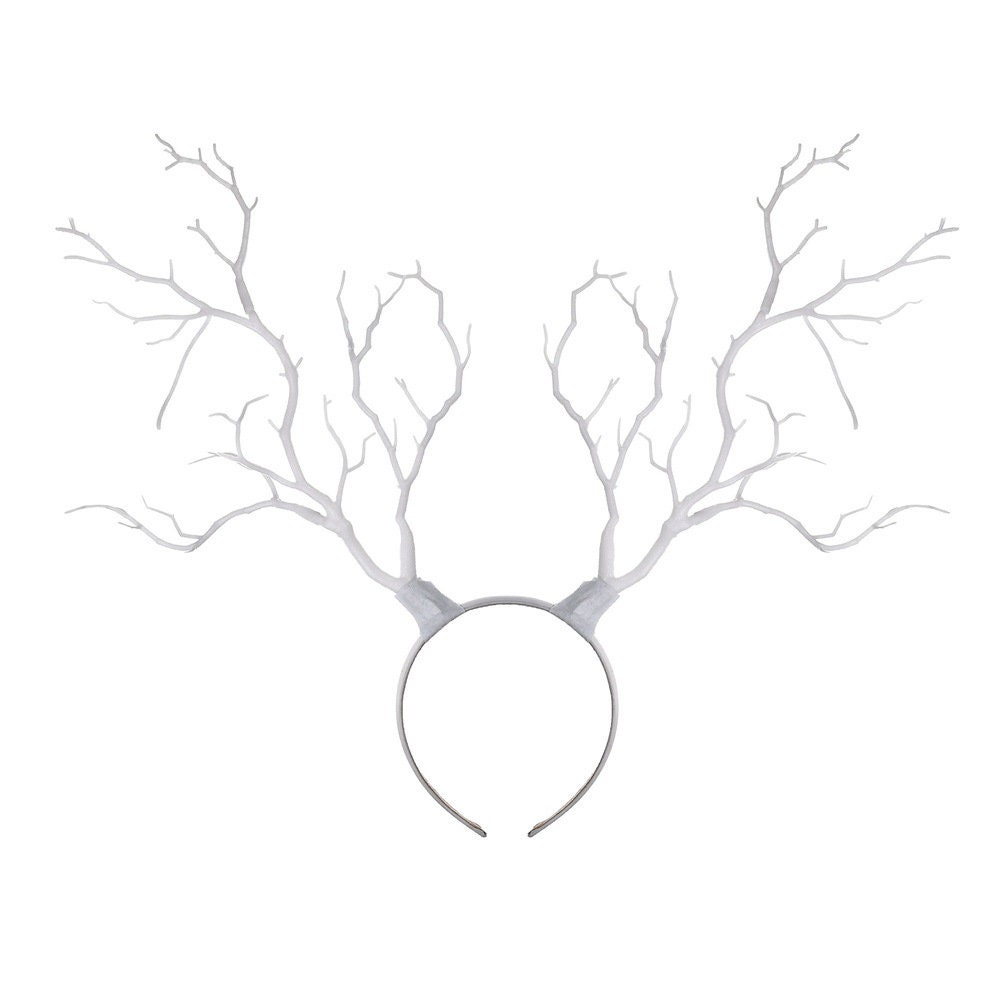 Antler Headband / Horn Antler Nymph Flower Crown Dressup Etsy